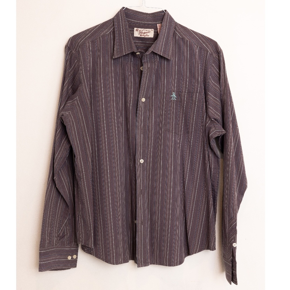 Original Penguin Mens Button Down Shirt